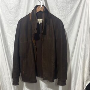 Men's Brown Leather Jacket